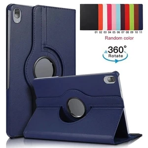 360 Rotating Leather Tablet Stand Case For Lenovo Tab E10/M7/M8/M9/M10/M10Plus - Picture 1 of 15