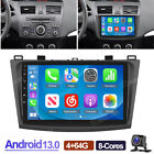 4+64gb Android 13 Car Stereo Radio For Mazda 3 2009-2013 Gps Carplay Head Unit