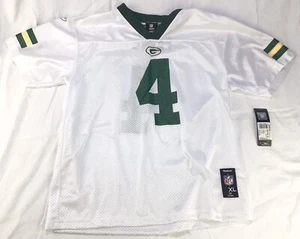 NFL Greenbay Packers weiß Trikot Brett Farve #4 Youth XL Reebok - Bild 1 von 2