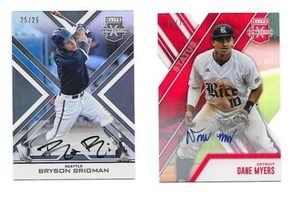 2016 Elite Extra 1/1 Bryson Brigman Auto RC Seattle Mariners Charcoal #25/25 SP - Picture 1 of 1