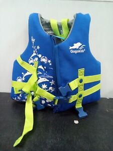 Gogokids Kids Swim Vest Life Jacket-Floating-Blue Color-Large. 505 JS