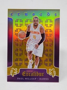 2015-16 Panini Excalibur Crusade Purple Basketball Card #94 Paul Millsap /60