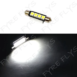 1 Super White 42mm Canbus Error Free LED Bulbs Dome Map Cargo Light W1x1 - Picture 1 of 3