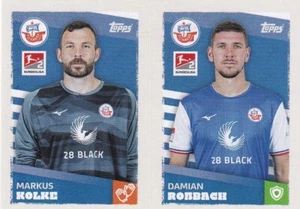 Topps Bundesliga 23/24 Oficial Pegatinas 470 471 Kolke Rombach - Imagen 1 de 1
