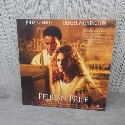 "The Pelican Brief" Widescreen Edition Laserdisc LD - Julia Roberts Foto 1 de 2