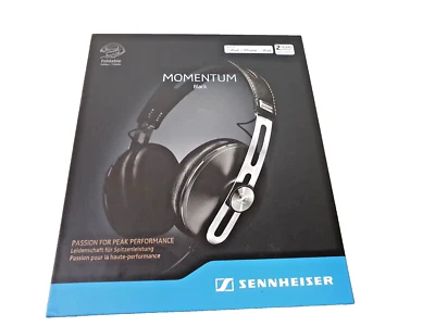 SENNHEISER Momentum 2.0 M2 Headphone Headset + Mic (Apple iPhone/iPad) BLACK NEW - Image 1 of 4