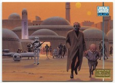1995 Star Wars Galaxy Series 3 1st Day Production #304 MOS EISLEY AT DARK