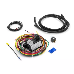 Universal 8 Circuit Wiring Harness Kit Street Rod Hot Rod Race Car - Picture 1 of 5