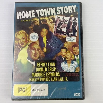 HOME TOWN STORY DVD R0 ALL Brand NEW & SEALED Marilyn Monroe - Image 1 of 4