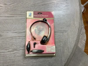 AT&T Executive Headset EH-530, Black Headband  with Noise Canceling Microphone - Picture 1 of 4