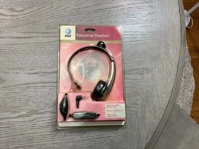 AT&T Executive Headset EH-530, Black Headband  with Noise Canceling Microphone - Image 1 of 4