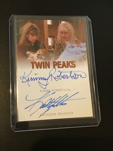 2019 Twin Peaks Archives Kimmy Robertson Kathleen Wilhoite Autograph Card 