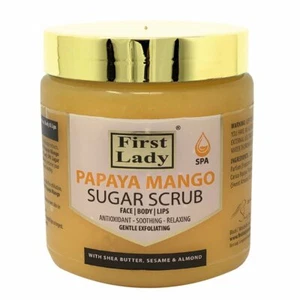 First Lady SPA Papaya Mango Sugar Scrub 500ml for Face, Body & Lips - Picture 1 of 1