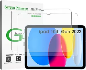 (Pack de 2) amFilm para iPad 10ª Generación 10.9 Pulgadas (2022) Protector Pantalla Cristal - Imagen 1 de 6