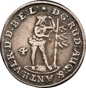 1687 Germany 4 Mariengroschen, Brunswick-Wolfenbuttel. NGC XF 40 - Picture 1 of 4