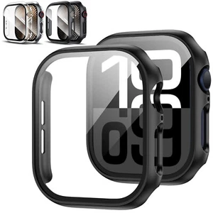 For Apple Watch Series 10 Case 42mm 46mm Glass Screen Protector Protective Cover - Picture 1 of 28