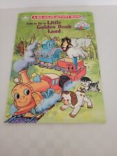 Vintage Lots to do in Little Golden Book Land A Big Color/Activity Book 1989