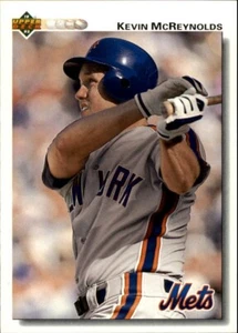 Kevin McReynolds 1992 Upper Deck MLB #362 Baseball Card New York Mets - Picture 1 of 2