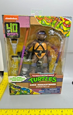 40 Years Of TMNT Teenage Mutant Ninja Turtles 1988 Remastered Donatello New 2024 - Image 1 of 3