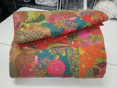 Greenland Home Fashion Jewel Kantha Quilted KING Bedspread Set Multi MSRP $370 - Image 1 of 4