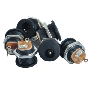 10 piezas Pedal de efecto CC Toma de conector de fuente de alimentación 2,1 mm Tuerca de tornillo  - Imagen 1 de 2