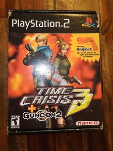 Time Crisis 3 - Big Box w/ Guncon 2 - Sony PlayStation 2 PS2 - Complete in Box - Picture 1 of 10
