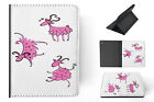 Case Cover For Apple Ipad|three Pink Happy Goats