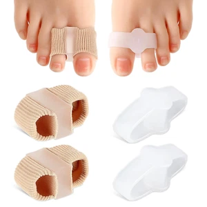 2Pcs Toe Separators Bunion Corrector with 2 Loops Big Toe Spacer Hammer Toe - Picture 1 of 11