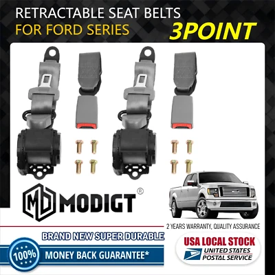 Genuine MGT Retractable Car Seat Belt 3 Point For Ford Transit Connect 2010-2019 - Imagem 1 de 4