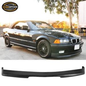 Fits 92-98 BMW E36 3-Series IKON Front Bumper Lip Spoiler Splitter PU - Picture 1 of 4
