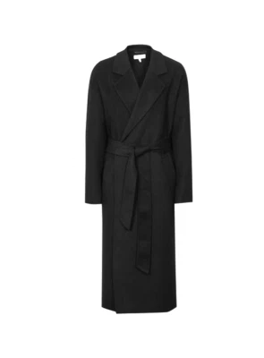 NEW REISS Olive Wool-blend Coat in Black Size 12 #C3456 - Image 1 of 4