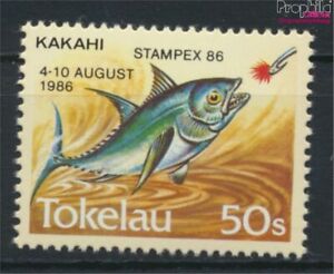 Briefmarken Tokelau 1986 Mi 129 (kompl.Ausg.) postfrisch Fische(9305171