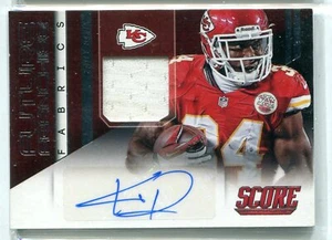 2012 Score Knile Davis Future Franchise JERSEY RELIC AUTO AUTOGRAPH CHIEFS - Picture 1 of 1