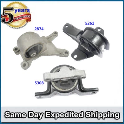 Trans & Engine Motor Mount 2874 5261 5308 3PCS For Chevy Oldsmobile Pontiac 2.2L - Image 1 of 4
