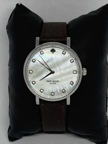 Orologio da polso Kate Spade New York 0006 donna pelle marrone quadrante analogico quarzo VK81