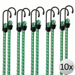 10x Spanngummi Set 61cm mit Haken Spannseil Gepäckgummi Expander Fahrrad - Bild 1 von 8