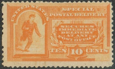 USA 1893 Special Delivery Scott E3 MHR (CV: $300 US) - Image 1 of 2