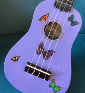 Rozanna's Butterfly Dream Ukulele Purple - Picture 1 of 8