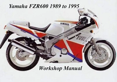 MANUAL DE TALLER YAMAHA FZR600 1989 a 1995 - Archivos PDF Foto 1 de 2