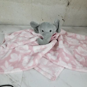 Lila & Jack Elefant Lovey große Blume rosa Sicherheitsdecke grau Stofftier Anima - Bild 1 von 6