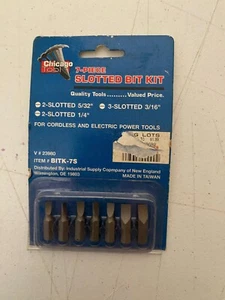 Chicago Werkzeug 7-teiliges Schlitzbit-Set 23980 - Bild 1 von 3