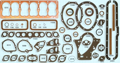 For 1946-1959 Plymouth 6-Cylinder Engine Gasket Seal Set 1064680. - Image 1 of 3