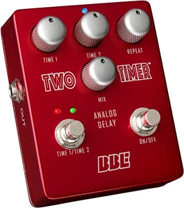 BBE Two Timer TT-2 Dual-Mode Analog Delay Guitar Effects Pedal - Picture 1 of 2
