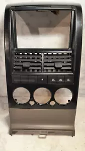 2006 2010 Ford Explorer Sport Trac Radio Climate Control Trim Bezel Panel Carbon - Picture 1 of 9