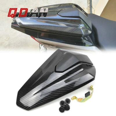 Carbon Look Rear Seat Cover Tail Seat Cowl Fairing For Ninja 400 Z400 2018-2023 Foto 1 de 4