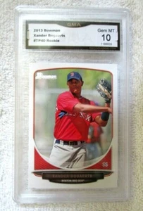 XANDER BOGAERTS RC 2015 BOWMAN PROSPECTS ROOKIE CARD GEM MINT GMA10! RED SOX RC - Picture 1 of 1