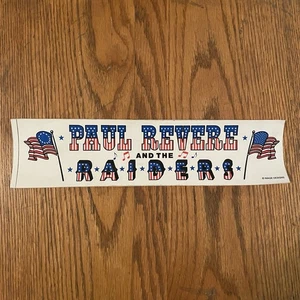 PAUL REVERE AND THE RAIDERS - AUTOAUFKLEBER, ( NOS ), 80ER JAHRE, SCHÖN ! - Bild 1 von 5