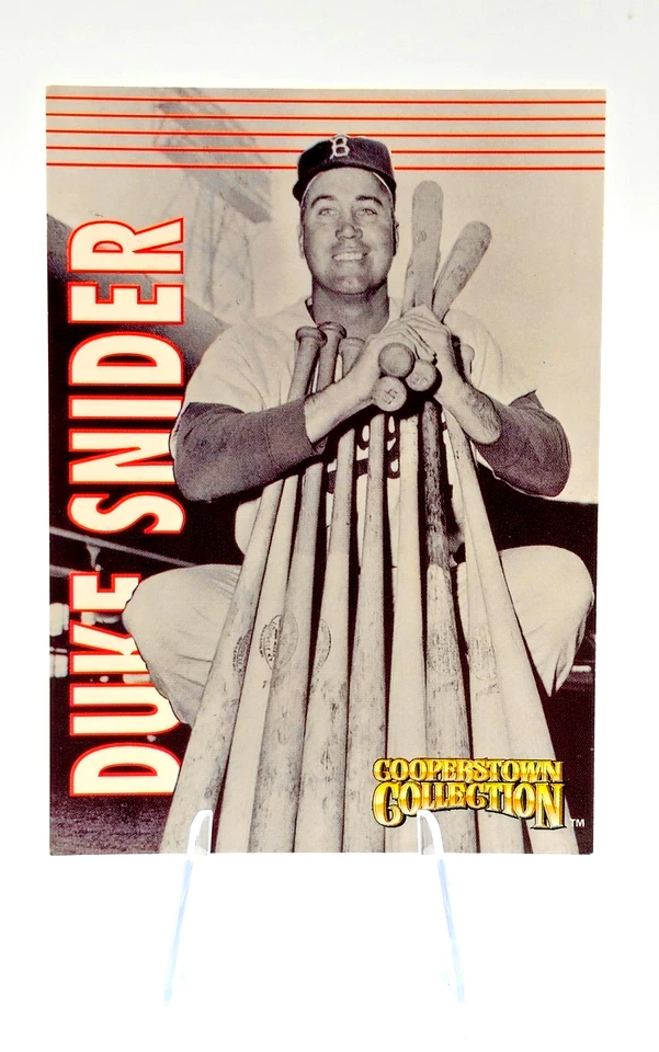 1997 DUKE SNIDER - Starting Lineup Card - "COOPERSTOWN" - BROOKLYN DODGERS~ HOF - Image 1 of 2