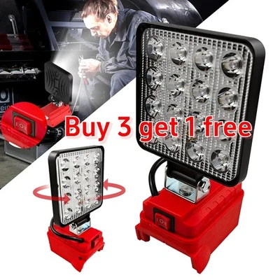 5400LM LED Work Light for Milwaukee M18 18V Battery w/USB Cordless Outdoor New - Image 1 of 4