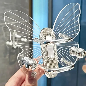 Plastic Butterfly Bathroom Hooks Hairbrush Storage Rack Storage Rack for Salon - Picture 1 of 7